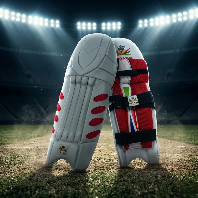 Batting Pad - Red Line White Adult - Image 2