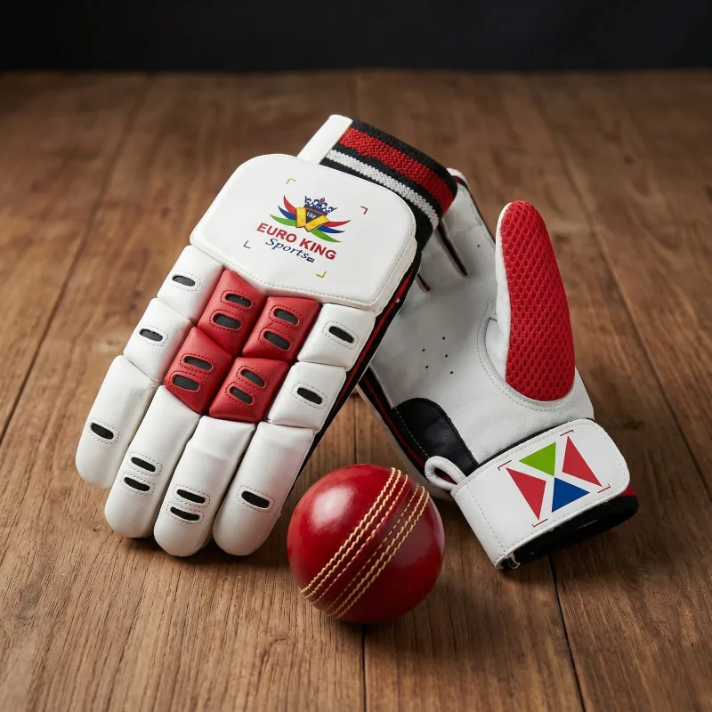Gloves red and white Eks pro look