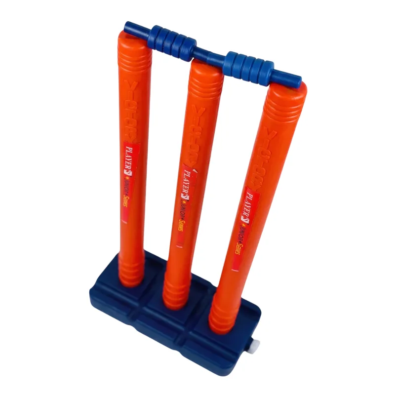 Plastic cricket wickets set with bails Fine quality plastic wickets - Image 2