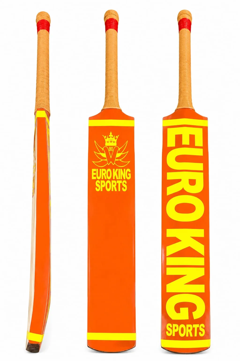 Euro king tape tennis short handle cricket bat Kashmir willow nice look